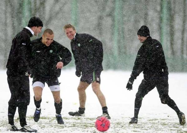 Photo Of The Day: Celtic Stars Train In The Snow