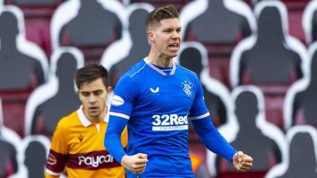 Cedric Itten rescues 1-1 draw for Rangers against Motherwell