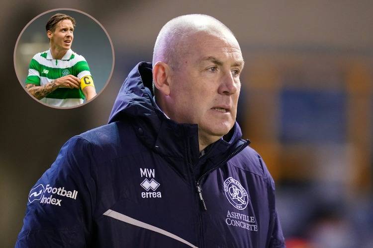 Ex-Rangers boss Mark Warburton eyeing up move for former Celtic midfielder Stefan Johansen