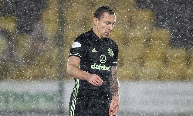 Livingston 2-2 Celtic: Scott Brown sees red after coming on as Neil Lennon’s side drop more points