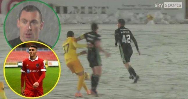 Celtic Draw As Scott Brown Sent-Off For Hitting Corkman With Flailing Arm