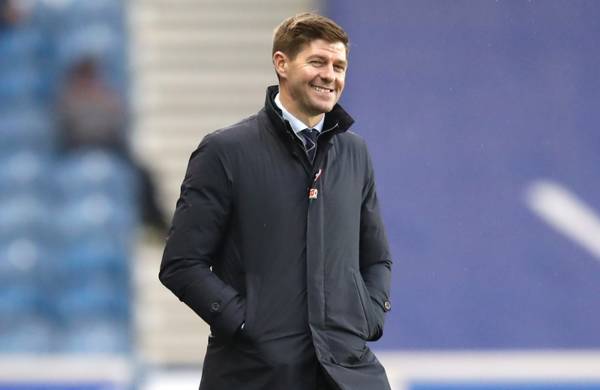 Rangers will have a ‘wry smile’ at Celtic as Steven Gerrard’s side focus on Premiership glory