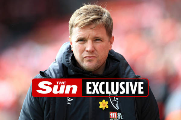 Newcastle will go for Eddie Howe if they axe Steve Bruce but Toon face stiff competition from Celtic