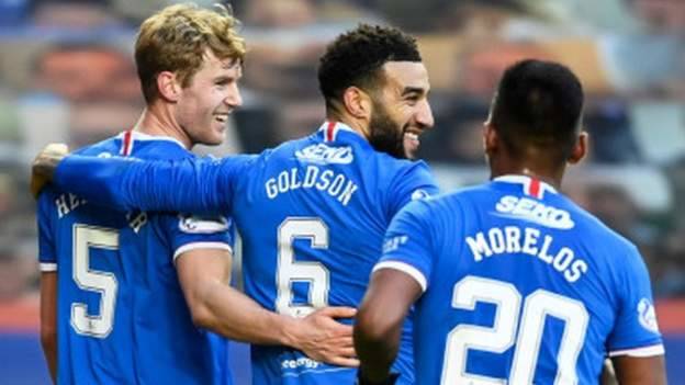 Rangers 5-0 Ross County: Steven Gerrard’s side extend lead to 23 points