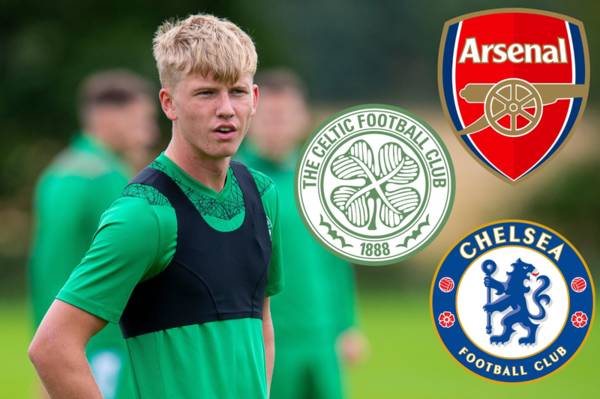 Celtic face competition from Arsenal and Chelsea for Hibs youngster