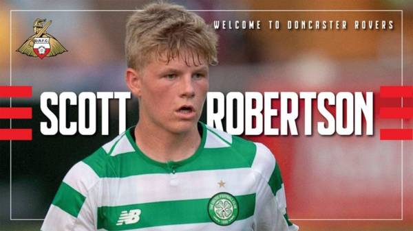 Celtic confirm that Scott Robertson has joined Doncaster Rovers on loan