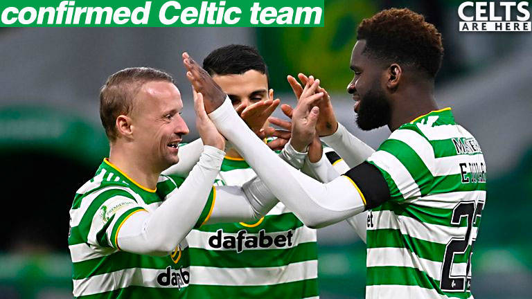 Confirmed Starting XI: Unchanged Celtic Side