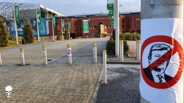 Green Brigade stage protest against outgoing Peter Lawwell