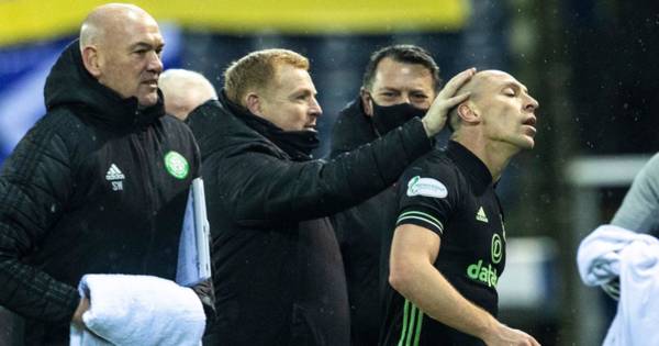 Neil Lennon responds to Scott Brown Celtic flashpoint