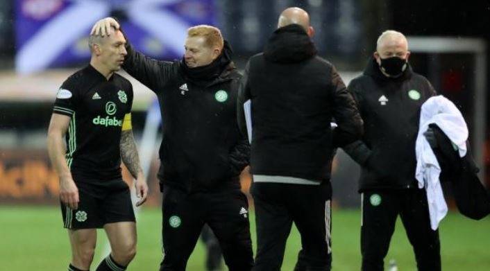 Celtic captain Scott Brown clash with Kilmarnock’s Tshibola to be reviewed by SFA panel