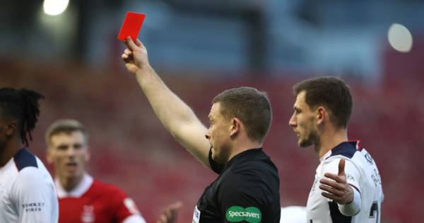 Rangers are bottom of the Scottish Premiership red card table