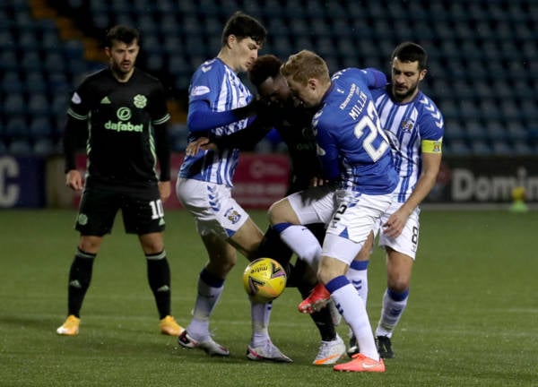 ‘Tells its own story’ – Referee frustrations as Killie figure slams Edouard’s midweek Celtic double