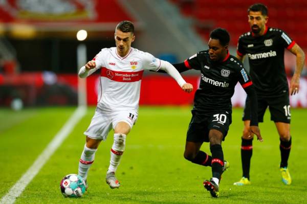 Former Celtic man Jeremie Frimpong impresses in Bundesliga debut