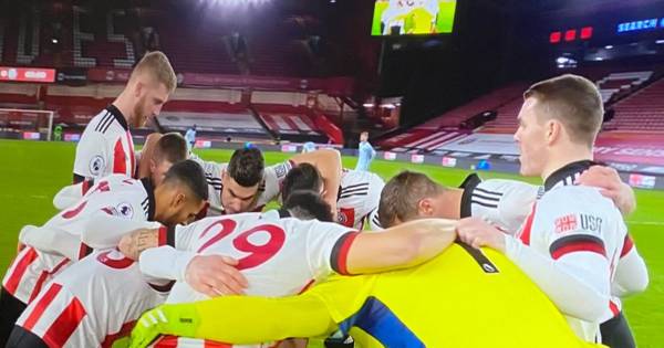 Rangers and Celtic fans give McBurnie and Fleck huddle stand verdict