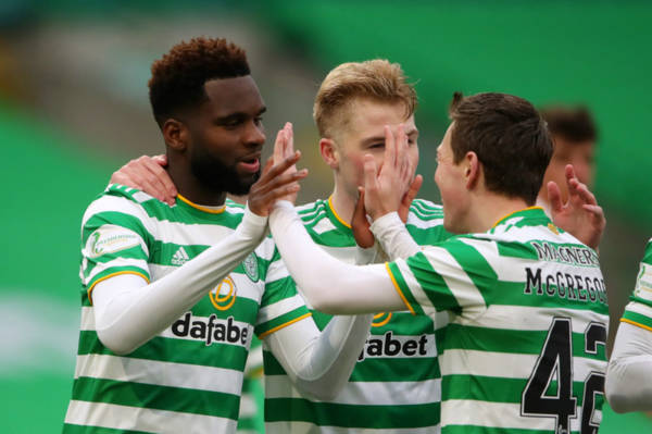 Greg Taylor reckons Odsonne Edouard is working harder than ever for Celtic