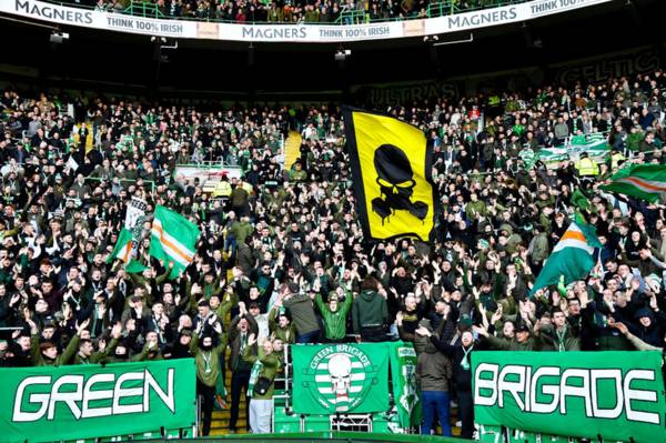 Celtic fan group Green Brigade unveil huge ‘January Review’ protest banner at Parkhead