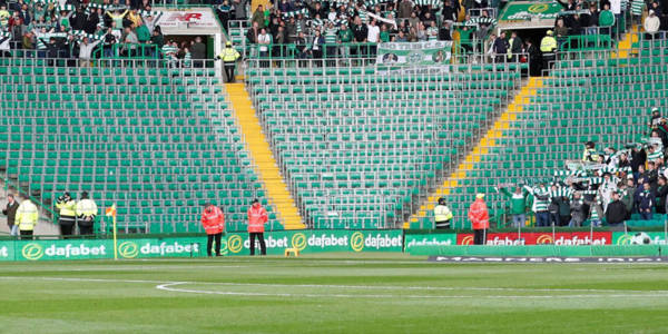 Green Brigade Outside Celtic Park: Group Unveil PLC Banner