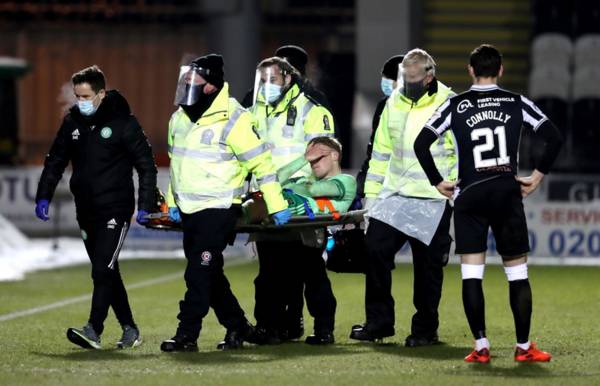 Neil Lennon provides Stephen Welsh injury update after the Celtic centre half is stretchered off in St Mirren win