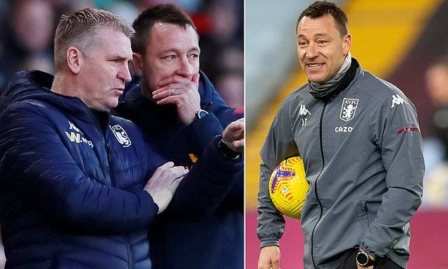 Dean Smith insists Aston Villa have had no approaches for John Terry despite Bournemouth interest