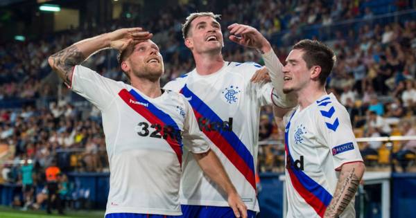 Kyle Lafferty gives title verdict as he makes Celtic ‘crumbled’ claim