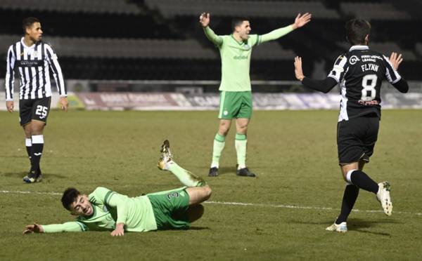 Celtic’s Greg Taylor hits back at Jim Goodwin as he tells St Mirren boss he is no diver