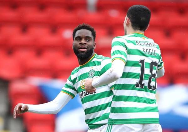 Neil Lennon hails ‘top drawer’ Celtic side and details half-time Edouard message