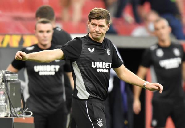 Gerrard names the Ibrox Five with SFA and SPFL on mute