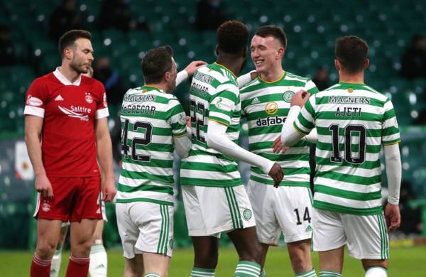 Turnbull’s long-range strike continues Celtic’s winning run against out-of-form Aberdeen