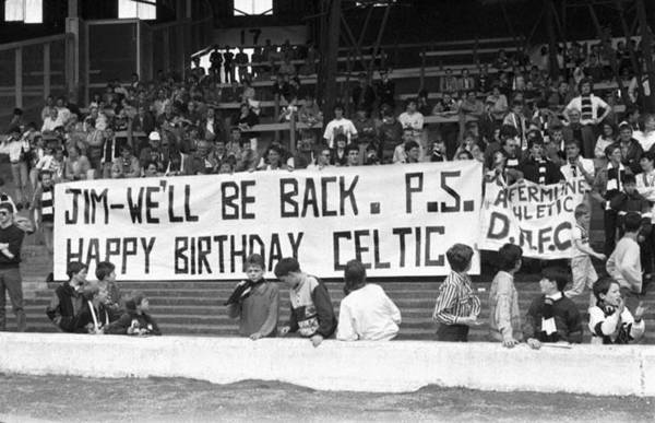 Photo Of The Day: Dunfermline Fans Unveil A Birthday Banner