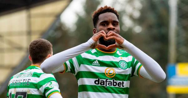 Andy Walker in Odsonne Edouard Celtic form revival jibe