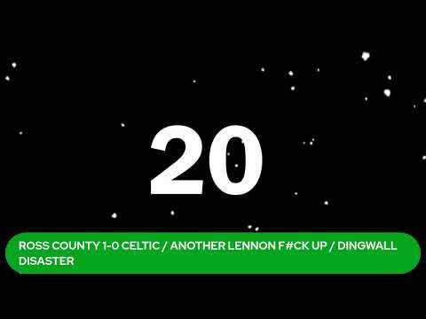 Ross County 1-0 Celtic / Another Lennon F#Ck Up / Dingwall Disaster