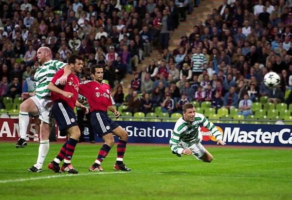 Photo Of The Day: Alan Thompson Gives Celtic The Lead In Munich (2003)