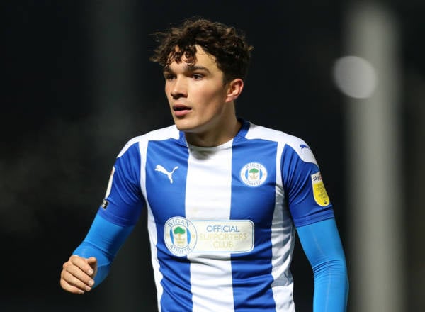 Arsenal set for transfer battle with Tottenham, Celtic and Rangers for Wigan Athletic’s 19-year-old striker Kyle Joseph