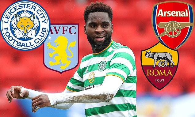 Arsenal ‘among three Premier League clubs in the chase to sign Celtic’s Odsonne Edouard this summer’