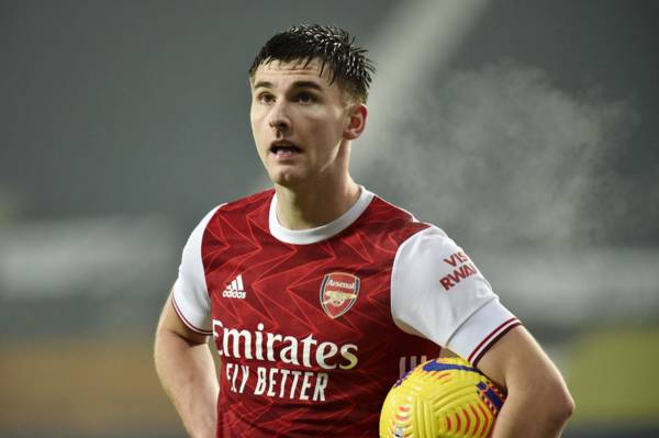 Kieran Tierney tipped for Arsenal captaincy as former Celtic left back impresses Gunners legend