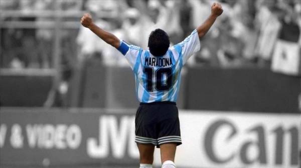 DIFF-ER-ENT CLASS!. Diego Armando Maradona.