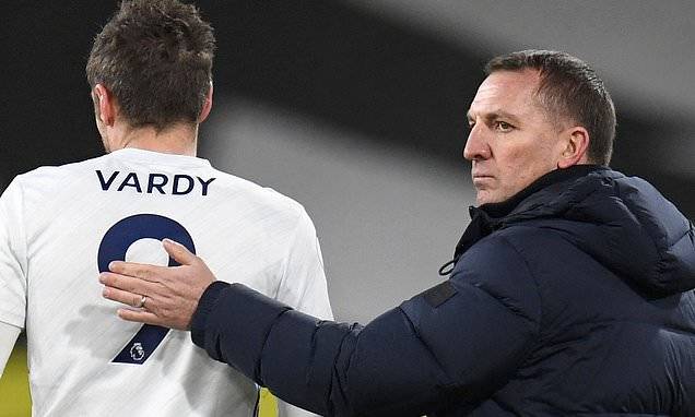 Brendan Rodgers claims Leicester can’t rely on ‘irreplaceable’ Jamie Vardy forever