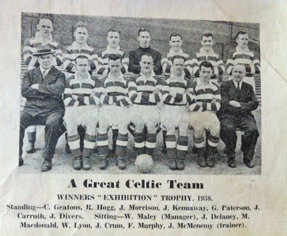 Celtic in the 1930s – And they gave us James McGrory and Jackie Watters