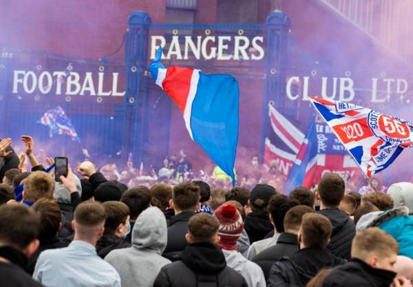 “The lawless element in the Celtic support,”David Tanner but It’s staring them in the face over at Ibrox