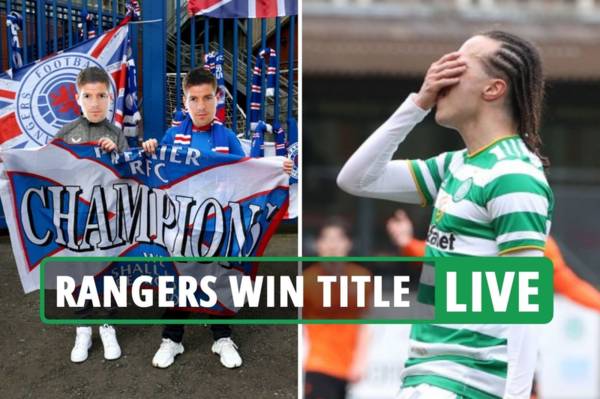 Dundee United vs Celtic LIVE: Rangers WIN TITLE after Hoops fail to score as Gerrard finally secures league crown