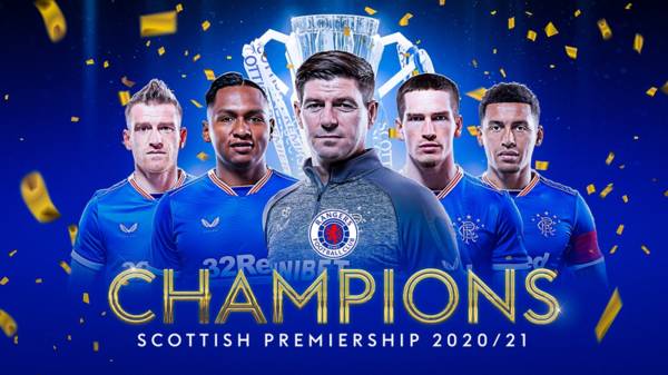 Rangers win Scottish Premiership title