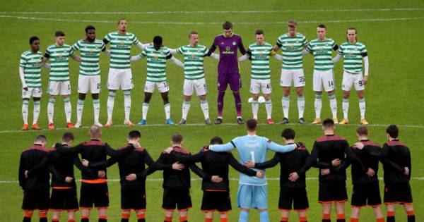 What time and TV channel is Dundee United v Celtic on today?