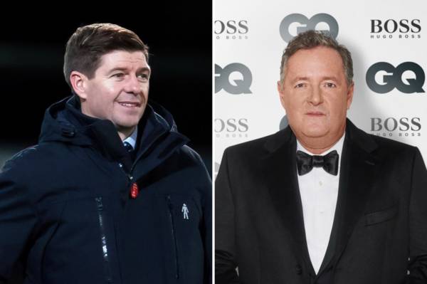 Piers Morgan sends ‘real deal’ message to Rangers and Steven Gerrard for ‘ending Celtic dominance’