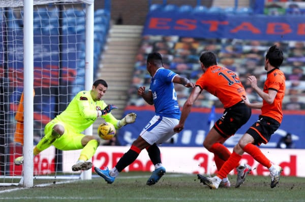 Dundee Utd’s Benjamin Siegrist on Celtic speculation; remains happy in Tayside