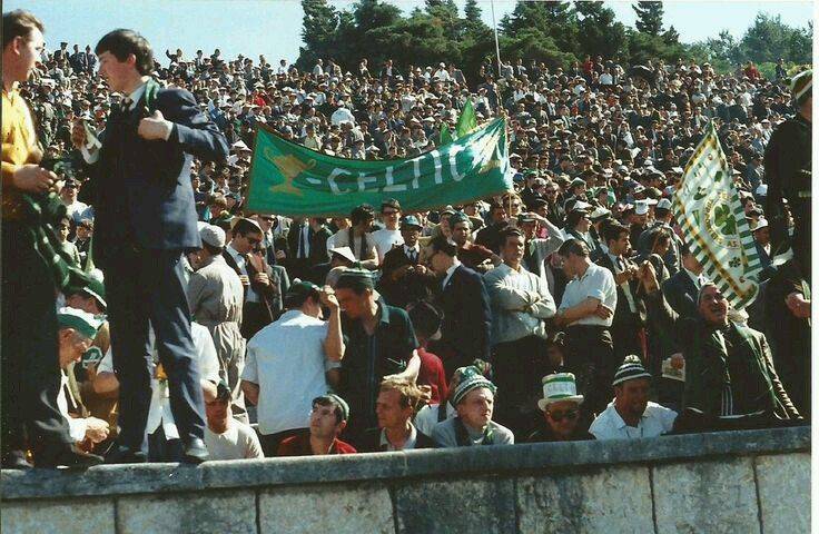 Photo Of The Day: Celtic Fan’s Two-Stick Banner Lisbon ‘67