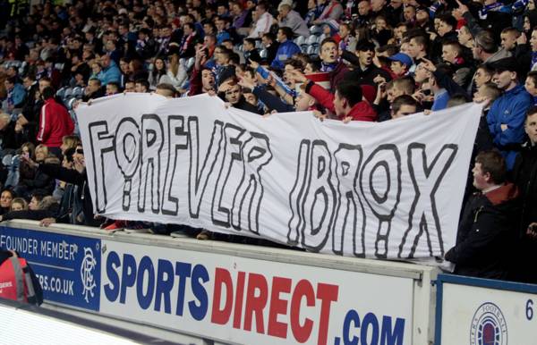 Ibrox fan gets bizarre puppet tattoo in emotional title tribute