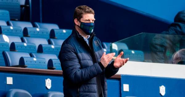 Incoming Celtic chief executive Dominic McKay spotted at Scotland rugby clash