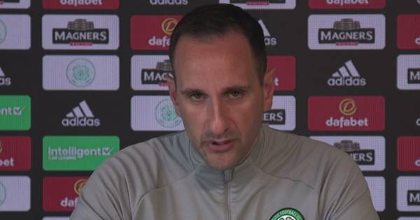 Celtic manager John Kennedy calls on all clubs to come together and fight racism