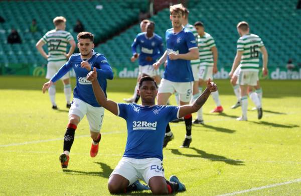 Alfredo Morelos heads Rangers equaliser as champions stay unbeaten at Celtic