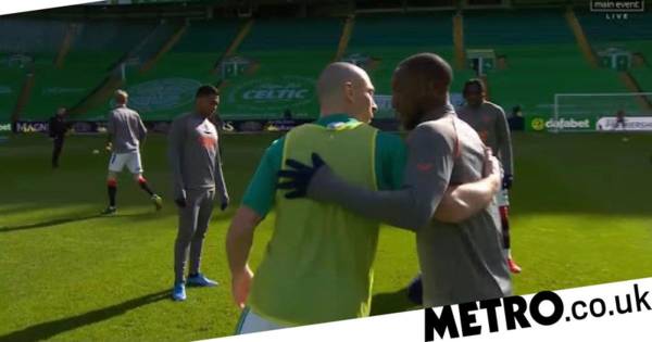 Scott Brown makes classy gesture to Glen Kamara before Celtic’s O** F*** clash against Rangers